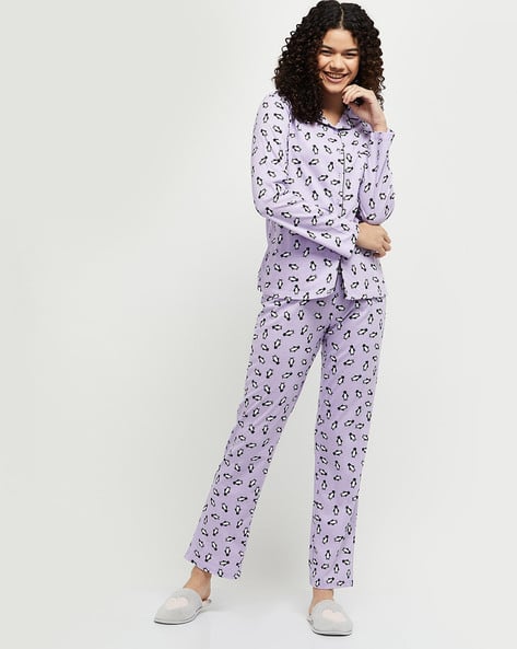 Max Fashion Max Night Suits Online Printed Nightwear Set