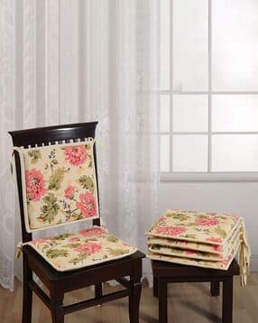swayam Set of 3 Chair Pad Cushions with Strings -picture-40