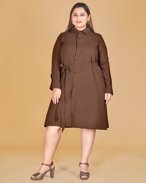 Curvy shirt outlet dress