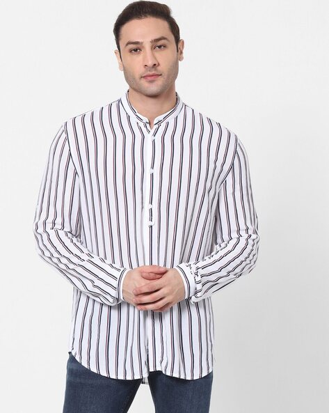 Celio Striped Slim Fit Shirt