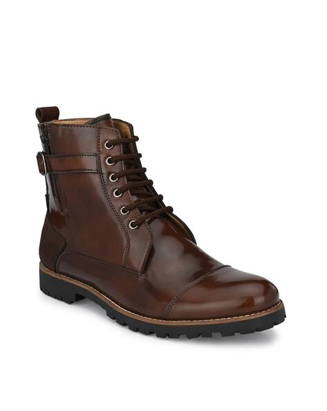 Solid Ankle-Length Chukka Boot