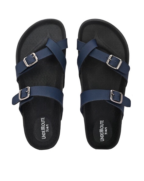 Navy sandals outlet