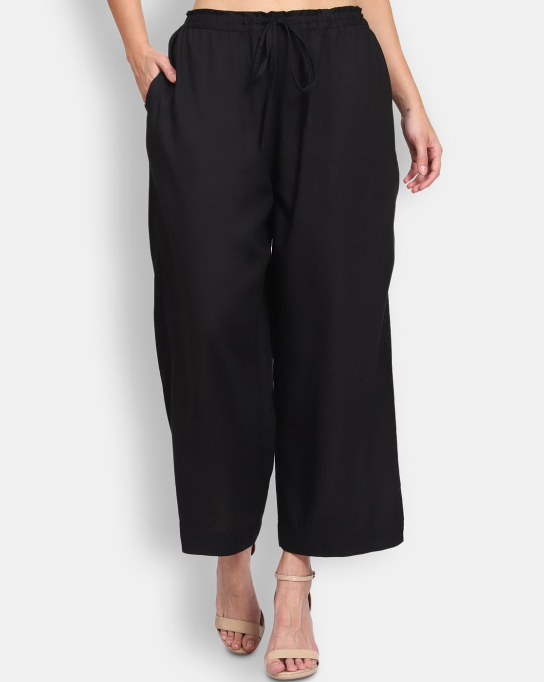 Update more than 79 black palazzo pants indian best