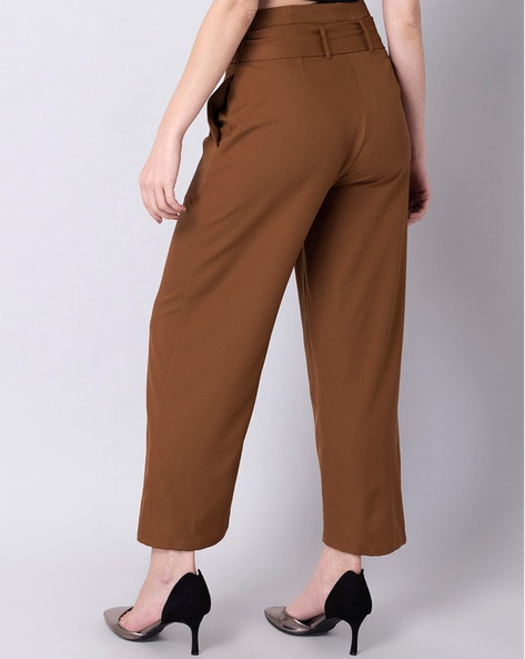 Buy Women's Brown Waterproof Stretch Trouser Online in India