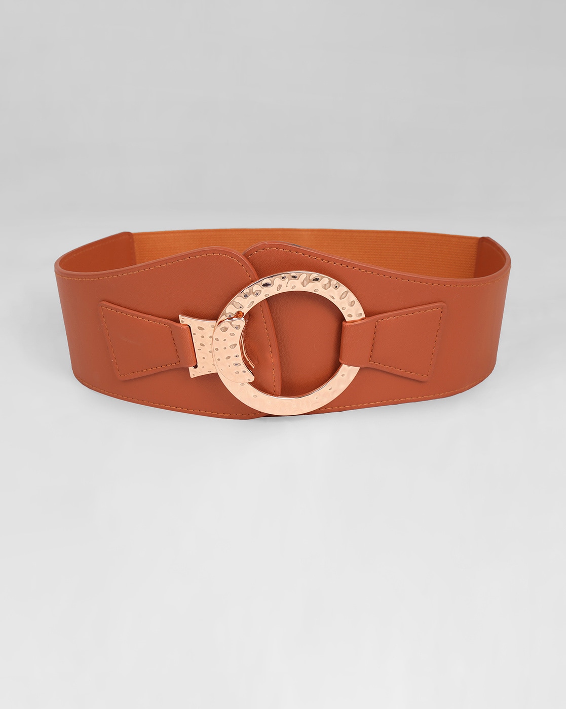 Buy Crusset Brown Suede Waist Belt for Women Online At Best Price