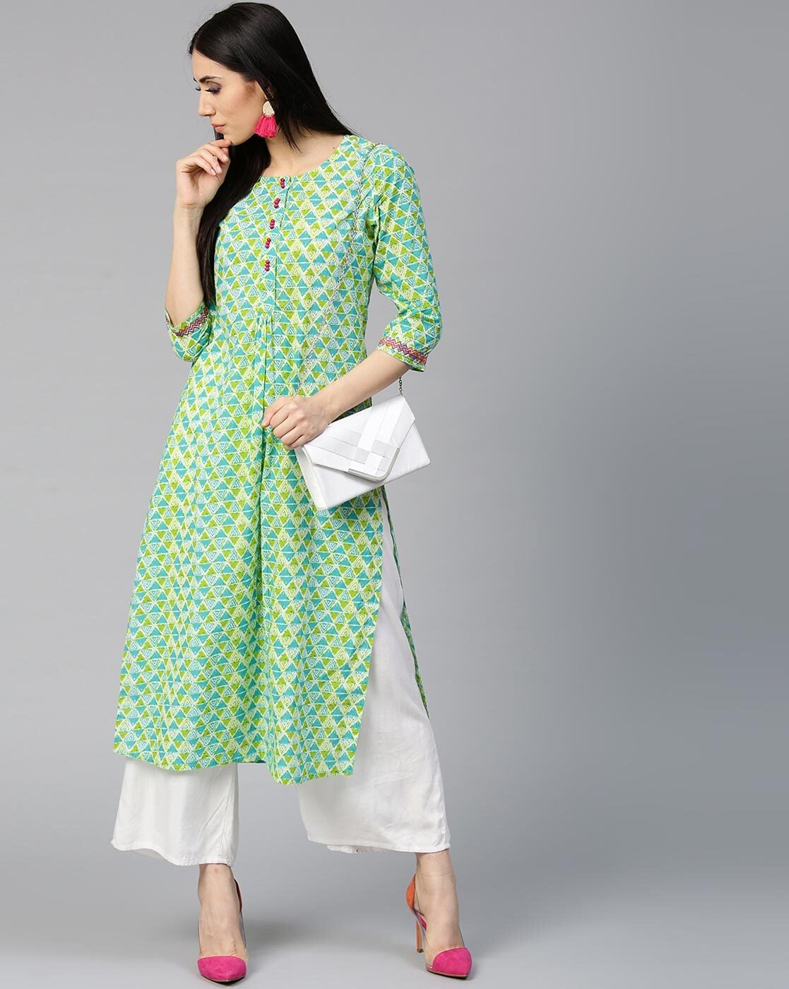 Details more than 87 neck piece for kurti best - POPPY