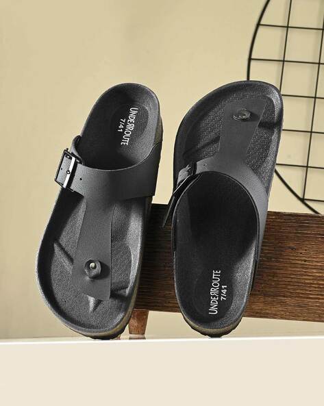 AJANTA Men Tan Flats Sandal CG1081 : Amazon.in: Fashion