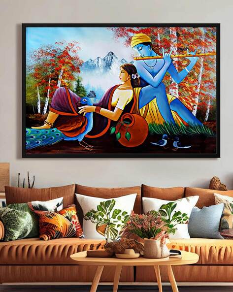 Canvas Room Painting Krishna, Krishna Paintings Wall