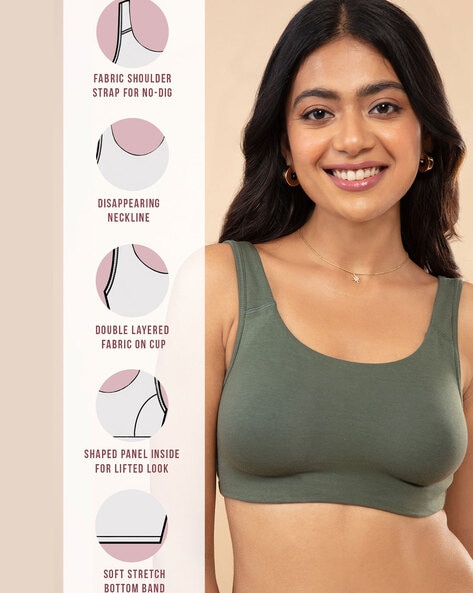 Buy Olive Bras for Women by Nykd Online