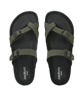 underroute Men Double-Strap Flat Sandals-picture-20