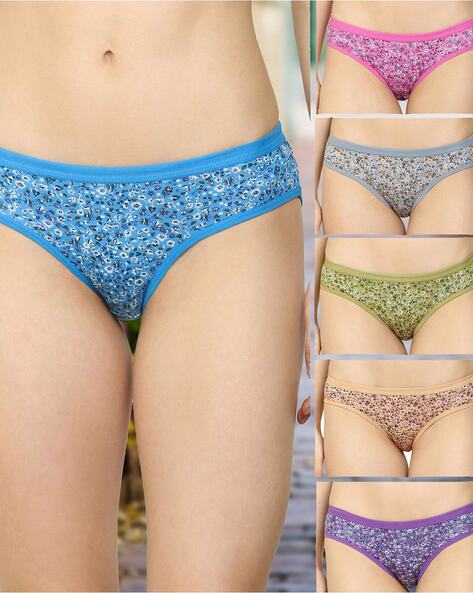 OO  Bonds 6 Pairs X Bonds Womens Seamless Full Brief Underwear Violet