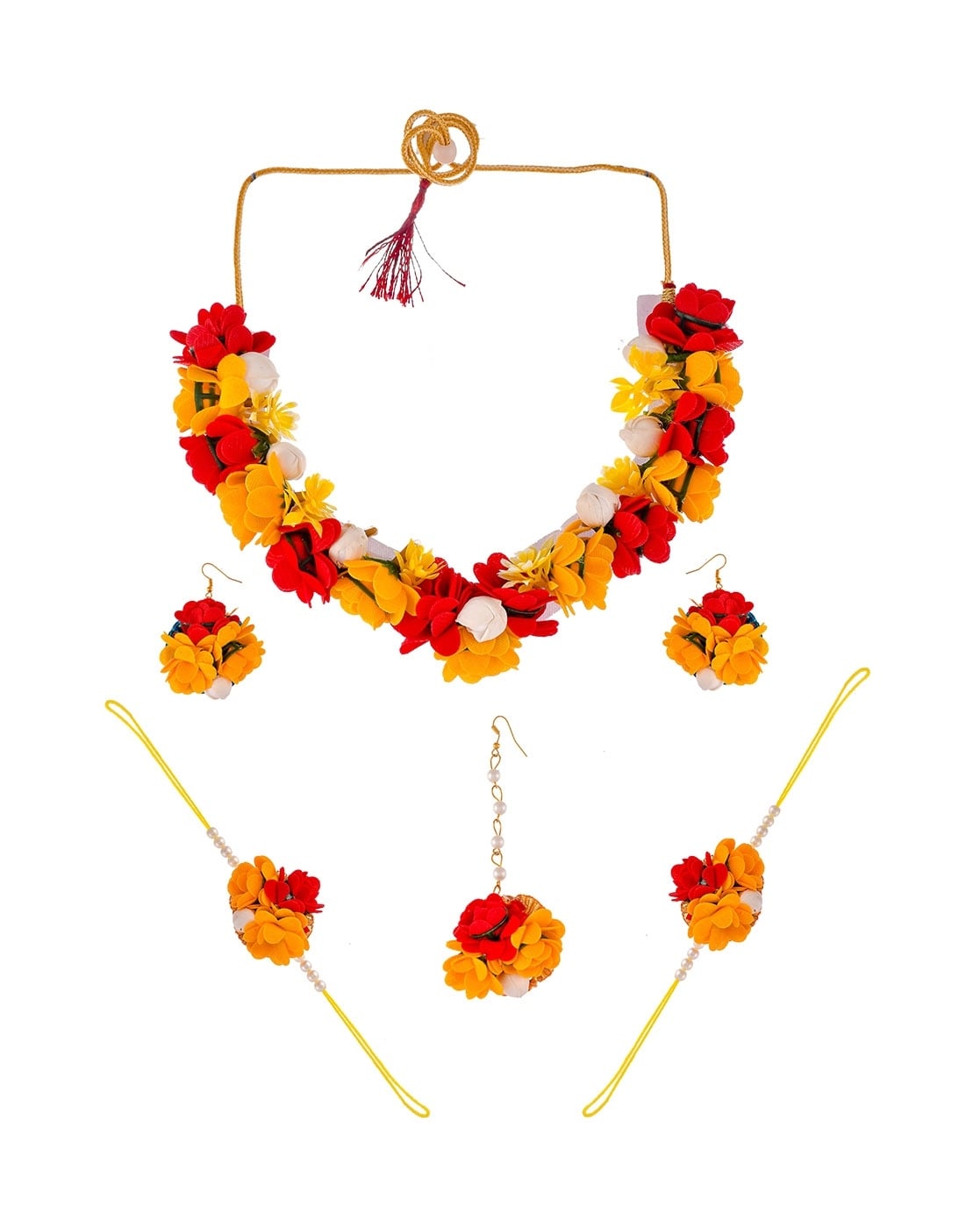 Marigold on sale flower jewellery