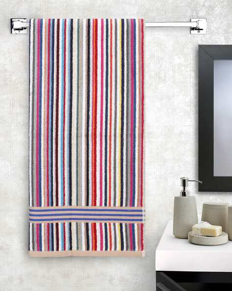 Creeva Striped Bath Cotton Towel
