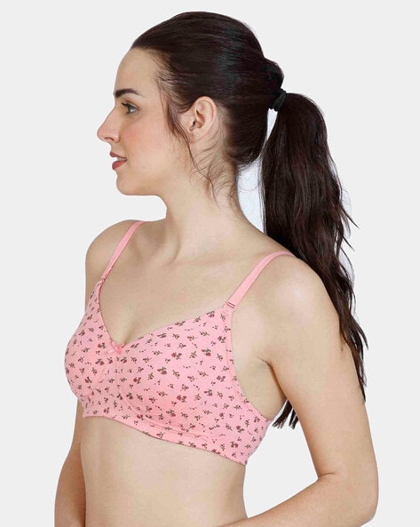 Printed Non Wired Padded Bra