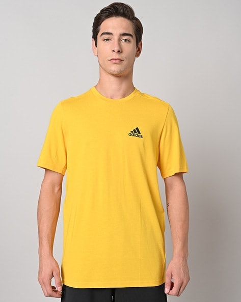 Adidas gold print top t shirt