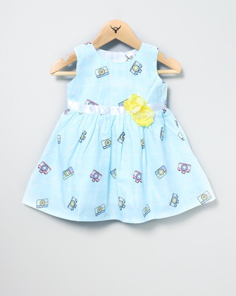 5-8 Years Old Brave & Happy Pattern Short Sleeves Dress |Lovetti