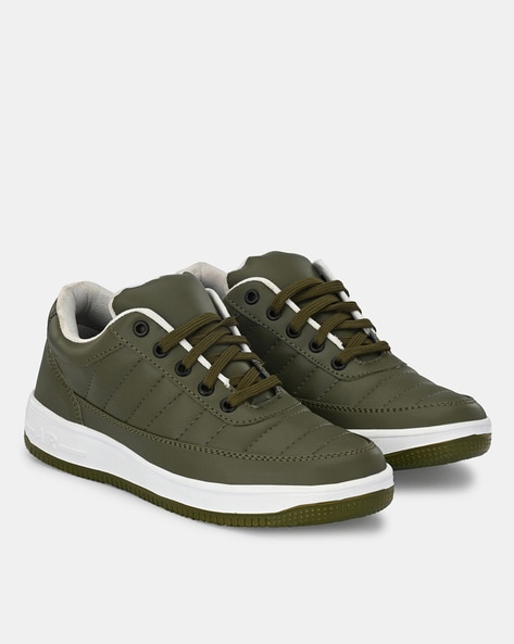 Olive tennis sales shoes