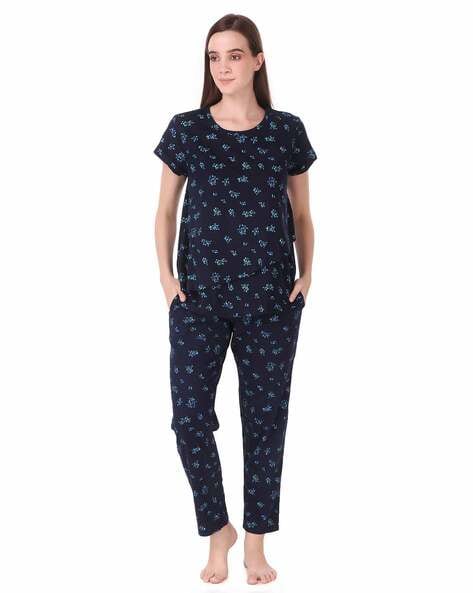 Printed Maternity Nightwear Set