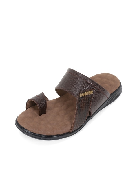 Doctor Slipper With Thumb Style Embosed Design Upper - Tan at Rs 302/piece  | Madipur | New Delhi| ID: 2853145104662