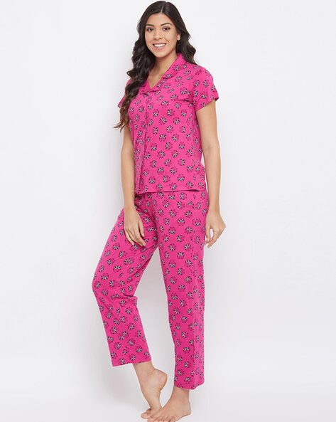 Buy Pink Nightshirts&Nighties for Women by Clovia Online