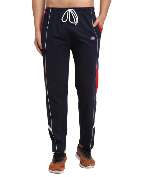 Men Straight Track Pant with Side Pockets