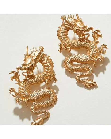 Free Shipping-CHINESE DRAGON EARRINGS from NEW ARRIVAL | Dragon earrings,  Dragon jewelry, Goth earrings