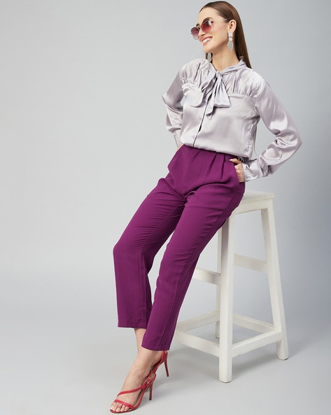Buy Women's Viscose Semi-Formal Wear Regular Fit Blouse|Cottonworld