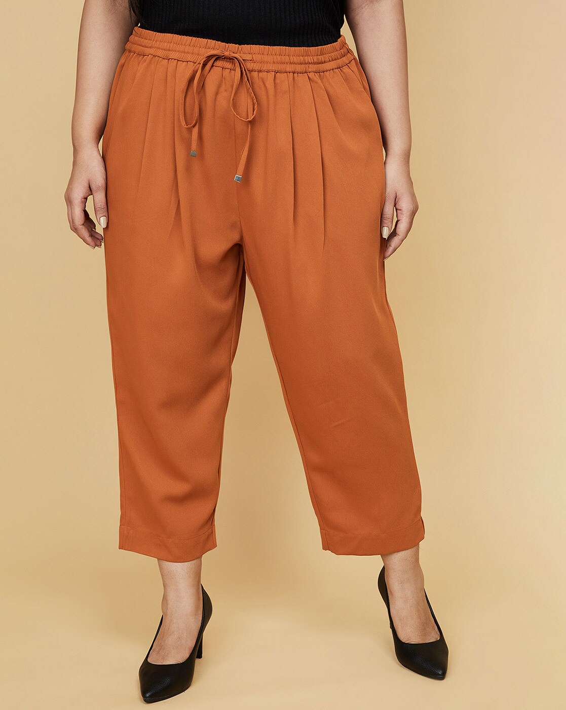 Buy Rust Trousers  Pants for Women by MAX Online  Ajiocom