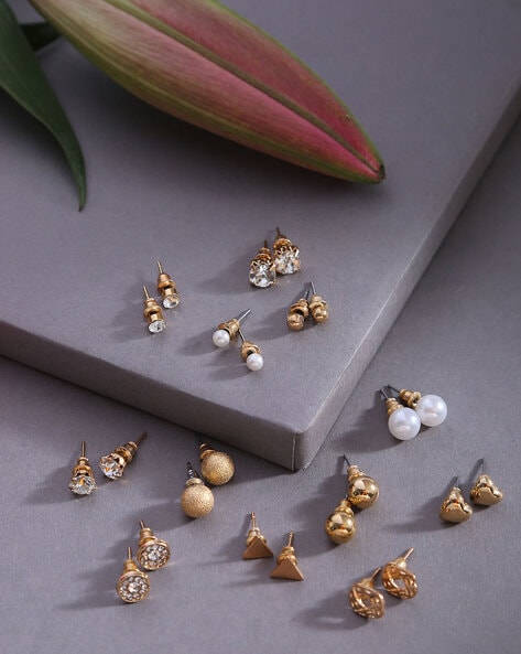 Elegant Gold Coated Flower Earrings For Girls/Women | Meerzah-sgquangbinhtourist.com.vn
