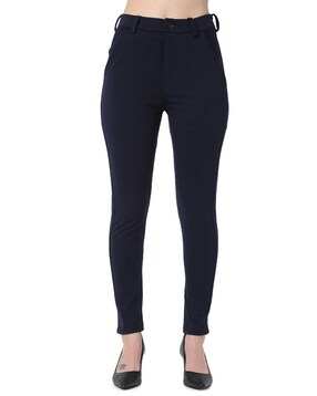 Buy Black Trousers & Pants for Women by SMARTY PANTS Online