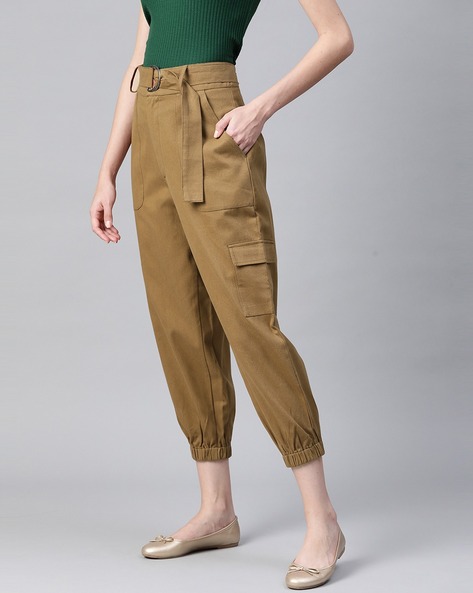 Burgundy Bamboo & Organic Cotton Stretch Fit Track Pants Women