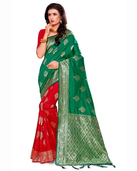 Tangail Cotton Saree-Amazon - TheCrazyLooms