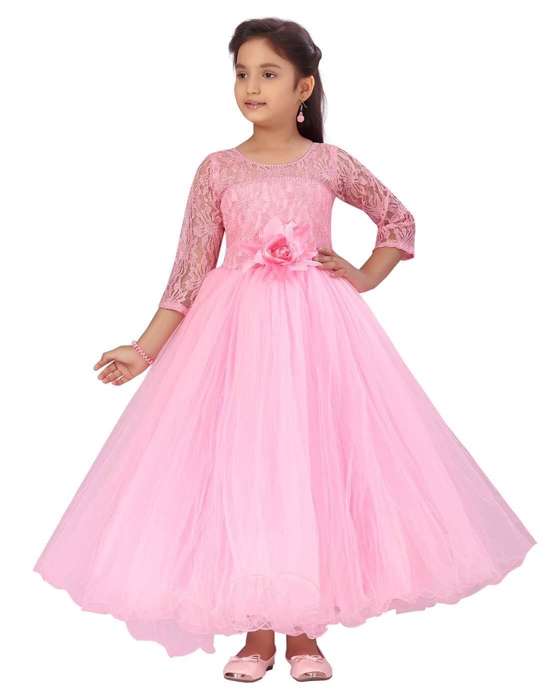 Aarika girls embellished and hand work embroidery party wear gown - Aarika  - 4266990