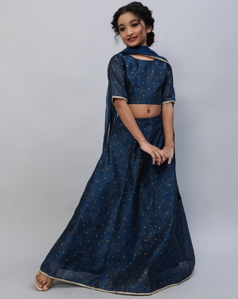 cotton Party Wear Girls Short Sleeve Lehenga Choli at Rs 349/set in Surat