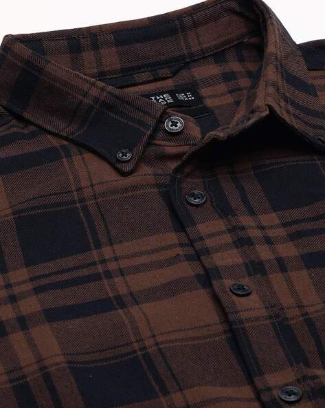 Buy Brown Shirts for Men by THE BEAR HOUSE Online