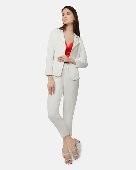 White trouser suits are this seasons chicest look so versatile and  theres one for EVERY woman  Daily Mail Online