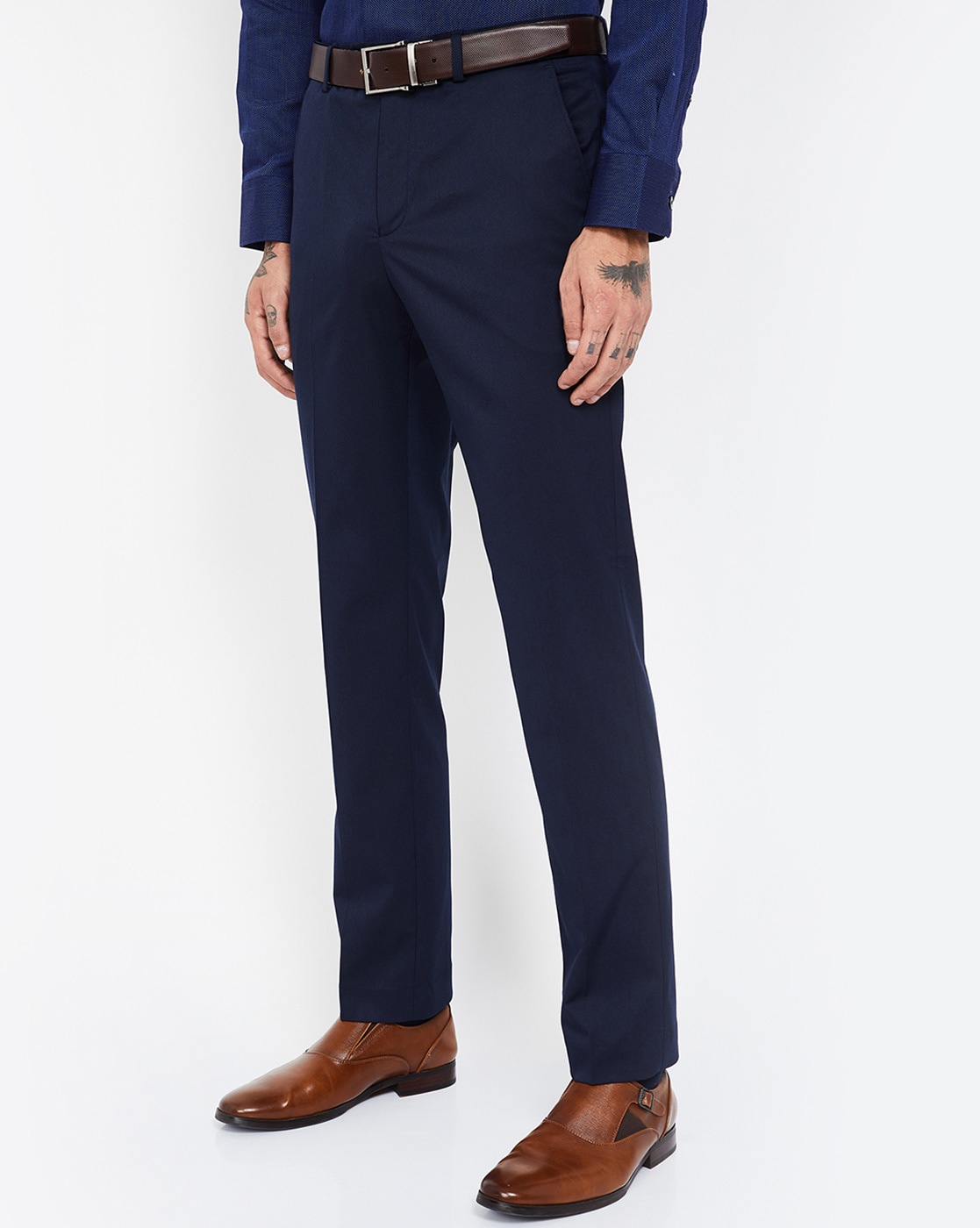 Men's Smart Trouser - Navy Blue | Konga Online Shopping