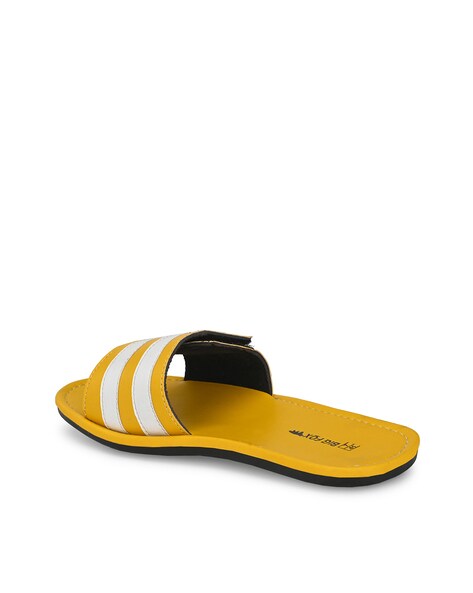 Yellow discount sliders mens