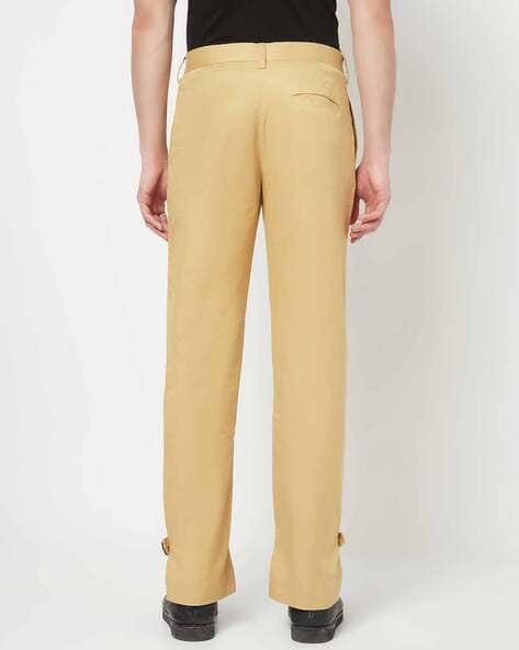 Buy Beige Trousers & Pants for Men by ALTHEORY Online | Ajio.com