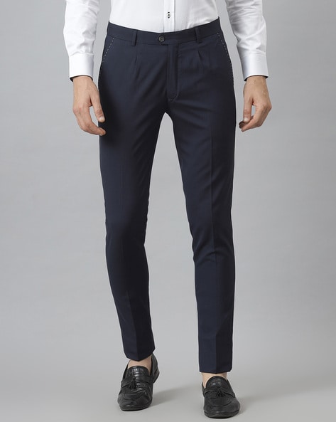 Buy Black Formal Trouser With Adjuster Buttons For Women Online @ Best  Prices in India