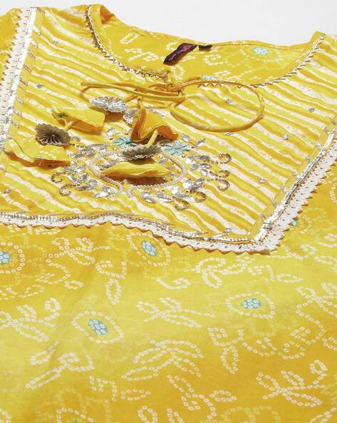 Agha noor sale yellow kurta