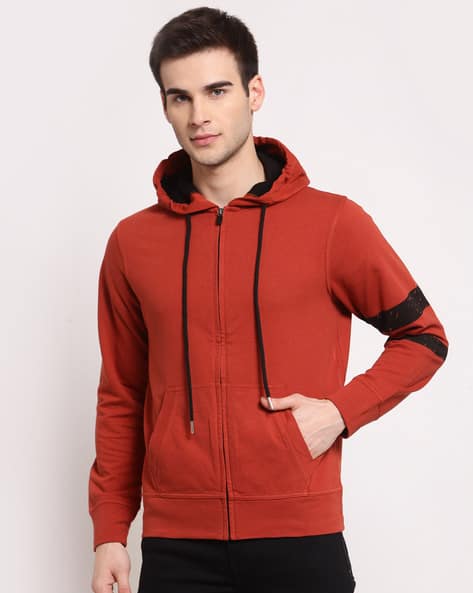 Hooded Jacket with Kangaroo Pockets
