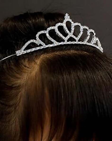 Girls Princess Hair Crown Beautiful Rhinestone Hair Band / Girls Hair –  TrendyKid