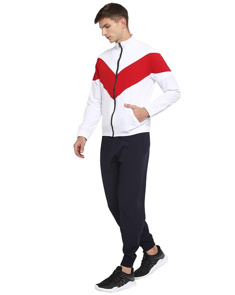 Off white store tracksuit red