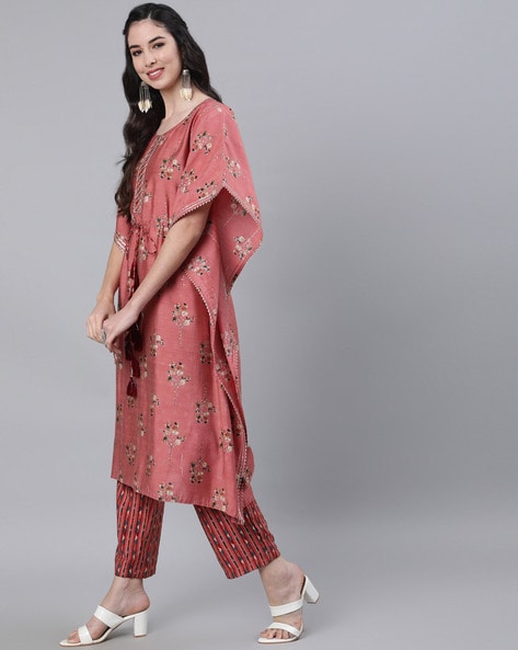Buy Navy Kurta Suit Sets for Women by DIVYANK Online | Ajio.com