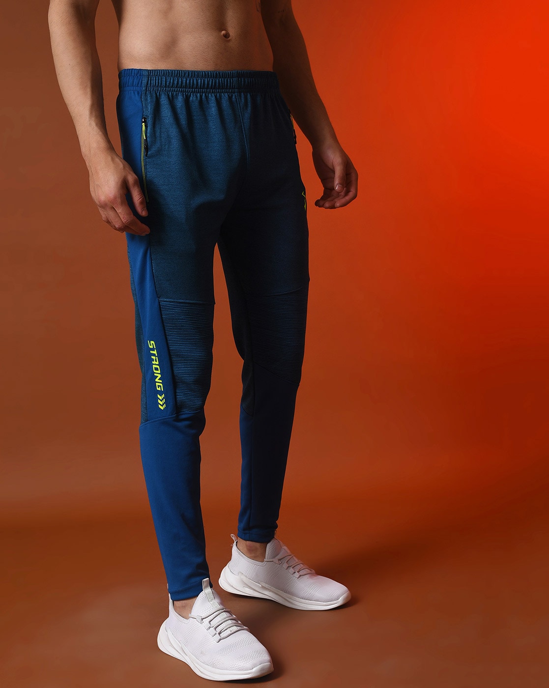 Track pant store blue