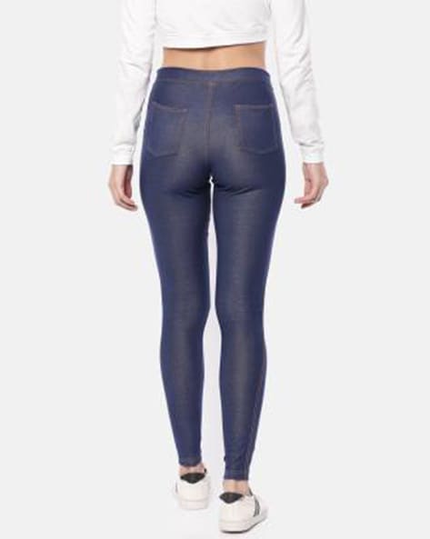 Relaxed Fit Jeggings with Elasticated Waist