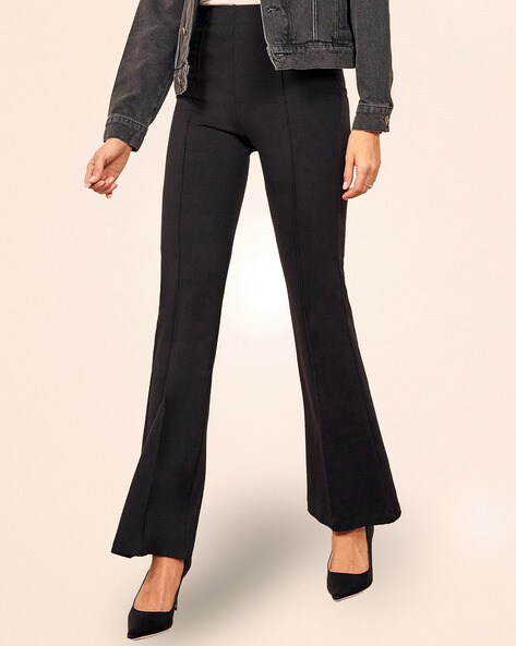 Buy Black Trousers & Pants for Women by ADDYVERO Online