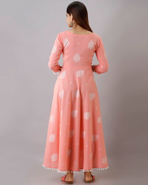 Buy Peach Dresses & Gowns for Women by GLAM ROOTS Online