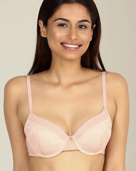 Buy Zivame Beautiful Basics Padded Wired 3-4Th Coverage Strapless Bra -  Violet Online